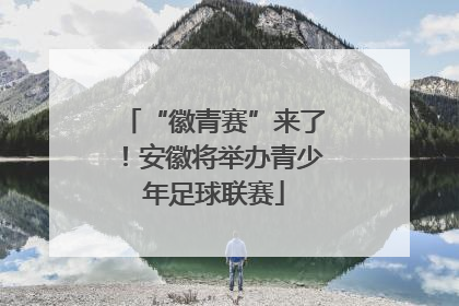 “徽青赛”来了！安徽将举办青少年足球联赛