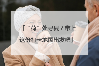 “荷”处寻夏？带上这份打卡地图出发吧