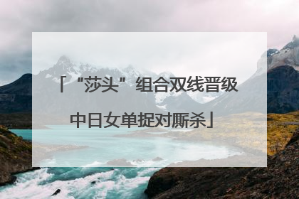 “莎头”组合双线晋级 中日女单捉对厮杀