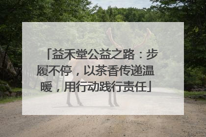 益禾堂公益之路：步履不停，以茶香传递温暖，用行动践行责任