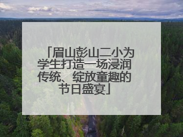 眉山彭山二小为学生打造一场浸润传统、绽放童趣的节日盛宴
