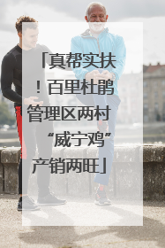 真帮实扶！百里杜鹃管理区两村“威宁鸡”产销两旺
