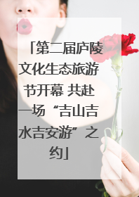 第二届庐陵文化生态旅游节开幕 共赴一场“吉山吉水吉安游”之约