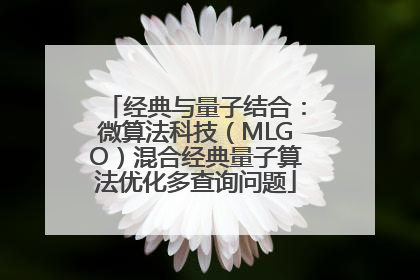 经典与量子结合：微算法科技（MLGO）混合经典量子算法优化多查询问题