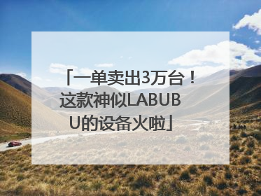 一单卖出3万台！这款神似LABUBU的设备火啦