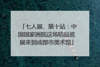 七人展、第十站：中国国家画院这场精品巡展来到成都市美术馆