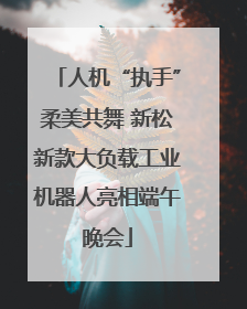 人机“执手”柔美共舞 新松新款大负载工业机器人亮相端午晚会