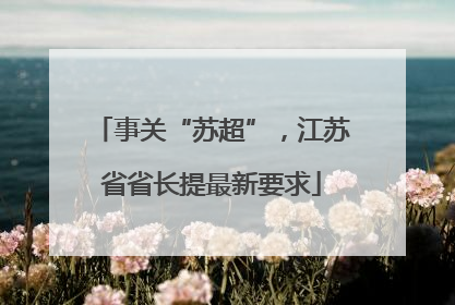 事关“苏超”，江苏省省长提最新要求