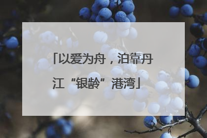 以爱为舟，泊靠丹江“银龄”港湾