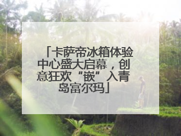 卡萨帝冰箱体验中心盛大启幕，创意狂欢“嵌”入青岛富尔玛