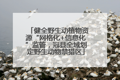 健全野生动植物资源“网格化+信息化”监管，冠县全域划定野生动物禁猎区