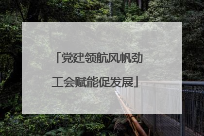 党建领航风帆劲 工会赋能促发展