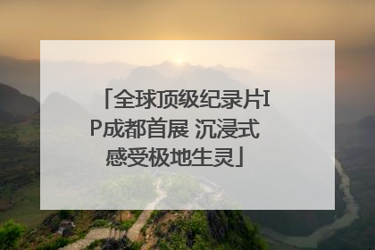 全球顶级纪录片IP成都首展 沉浸式感受极地生灵