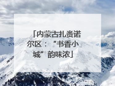 内蒙古扎赉诺尔区：“书香小城”韵味浓