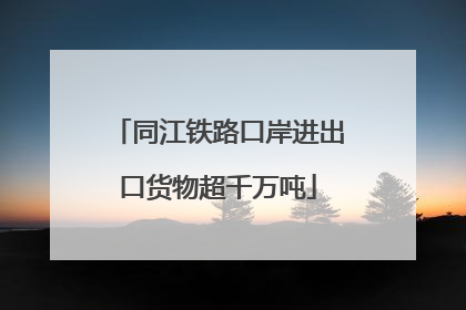 同江铁路口岸进出口货物超千万吨