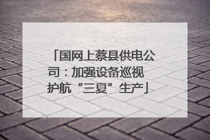 国网上蔡县供电公司：加强设备巡视 护航“三夏”生产