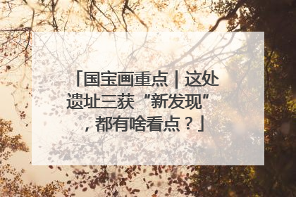 国宝画重点｜这处遗址三获“新发现”，都有啥看点？