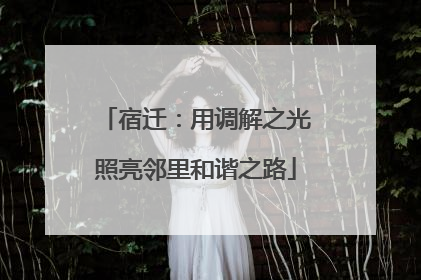 宿迁：用调解之光照亮邻里和谐之路