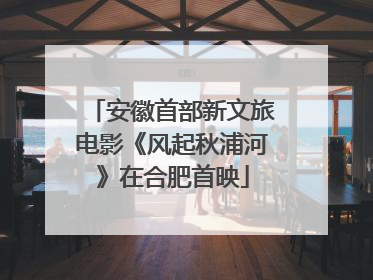 安徽首部新文旅电影《风起秋浦河》在合肥首映