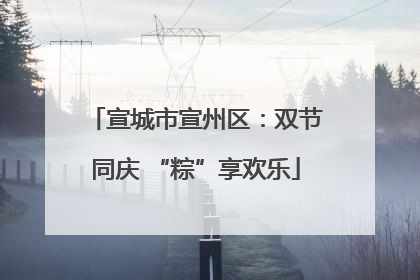 宣城市宣州区：双节同庆 “粽”享欢乐