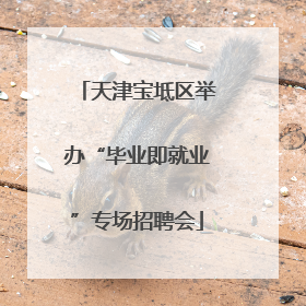 天津宝坻区举办“毕业即就业”专场招聘会