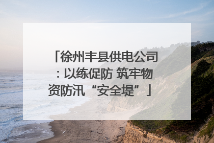 徐州丰县供电公司：以练促防 筑牢物资防汛“安全堤”
