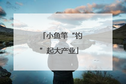 小鱼竿“钓”起大产业