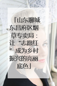 山东聊城东昌府区烟草专卖局：让“志愿红”成为乡村振兴的亮丽底色