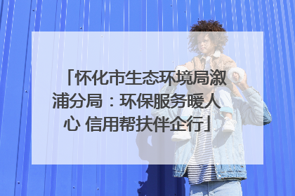 怀化市生态环境局溆浦分局：环保服务暖人心 信用帮扶伴企行