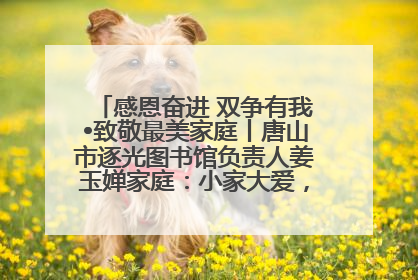 感恩奋进 双争有我•致敬最美家庭丨唐山市逐光图书馆负责人姜玉婵家庭：小家大爱，点亮乡村娃的梦想