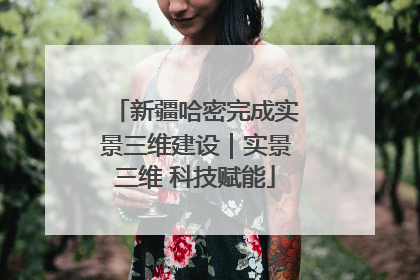新疆哈密完成实景三维建设｜实景三维 科技赋能