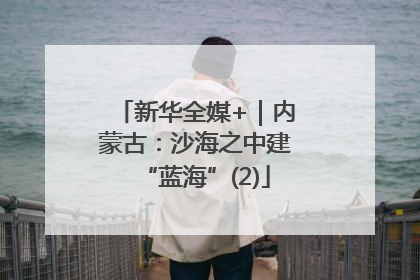 新华全媒+｜内蒙古：沙海之中建“蓝海”(2)