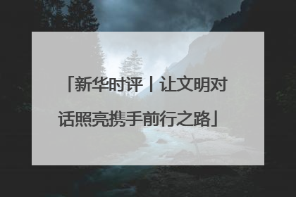 新华时评丨让文明对话照亮携手前行之路