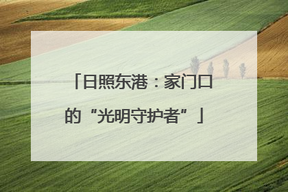 日照东港：家门口的“光明守护者”