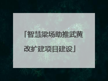 智慧梁场助推武黄改扩建项目建设
