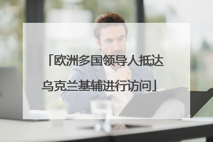 欧洲多国领导人抵达乌克兰基辅进行访问