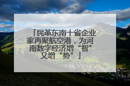 民革东南十省企业家再聚航空港，为河南数字经济增“智”又增“势”