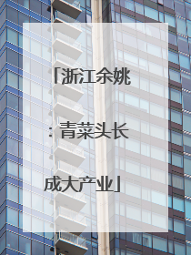 浙江余姚：青菜头长成大产业