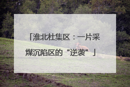 淮北杜集区：一片采煤沉陷区的“逆袭”
