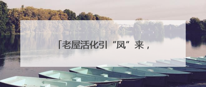 老屋活化引“凤”来，梨园村蝶变“网红村”