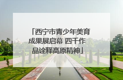 西宁市青少年美育成果展启幕 四千作品诠释高原精神