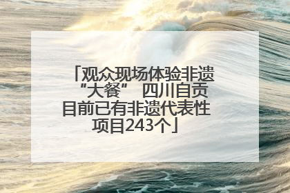 观众现场体验非遗“大餐” 四川自贡目前已有非遗代表性项目243个