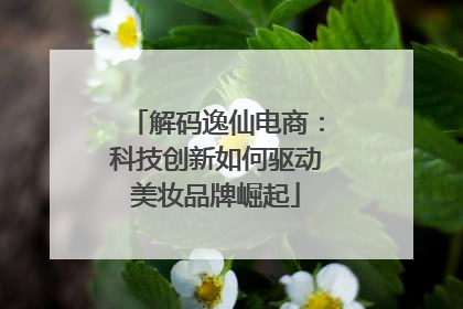 解码逸仙电商：科技创新如何驱动美妆品牌崛起