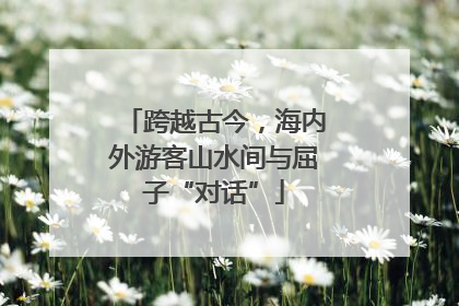 跨越古今，海内外游客山水间与屈子“对话”