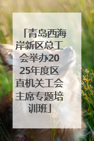 青岛西海岸新区总工会举办2025年度区直机关工会主席专题培训班