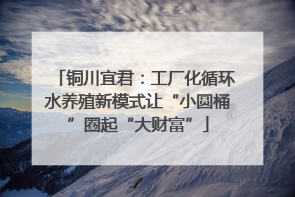 铜川宜君：工厂化循环水养殖新模式让“小圆桶”圈起“大财富”