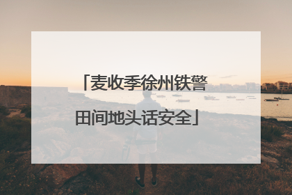 麦收季徐州铁警田间地头话安全