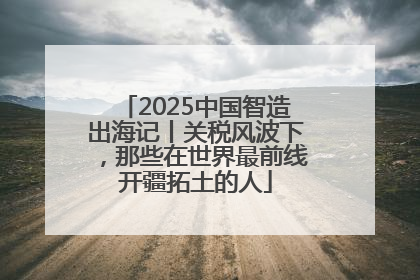 2025中国智造出海记丨关税风波下，那些在世界最前线开疆拓土的人
