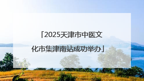 2025天津市中医文化市集津南站成功举办