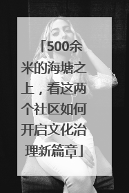 500余米的海塘之上，看这两个社区如何开启文化治理新篇章